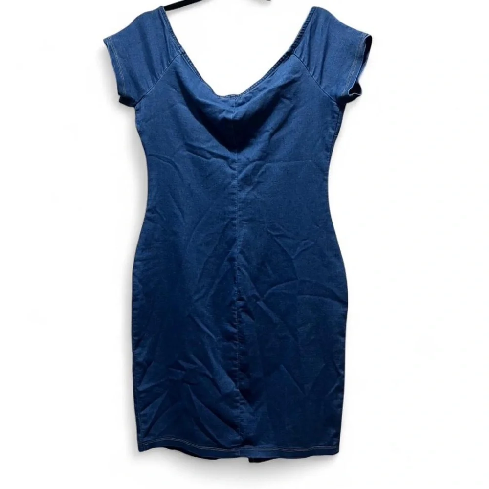 Haute Monde blue bodycon dress XL - Picture 2 of 5